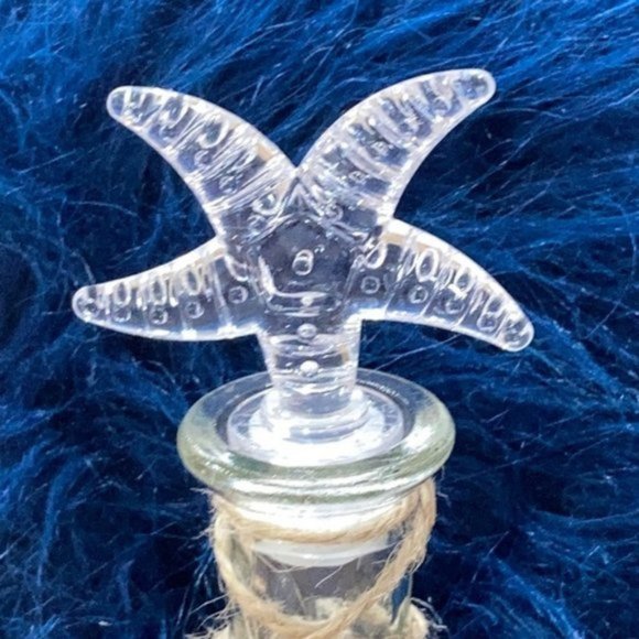 Starfish Pebble Texture Seaside Glass set decor - Picture 11 of 15